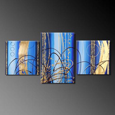 Dafen Oil Painting on canvas absrtact -set382